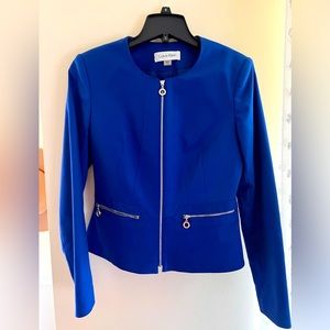 Calvin Klein blazer;royal blue;Size 4